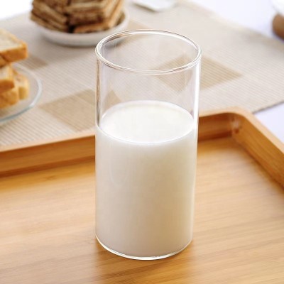 Wholesale Custom Single Glass Mugs for Juice High Borosilicate Glass Cups Custom juice glass Logo