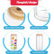 New Design Munchkin straw cup Wholesale Custom Logo 12oz 16oz 20oz High Borosilicate cup with straw