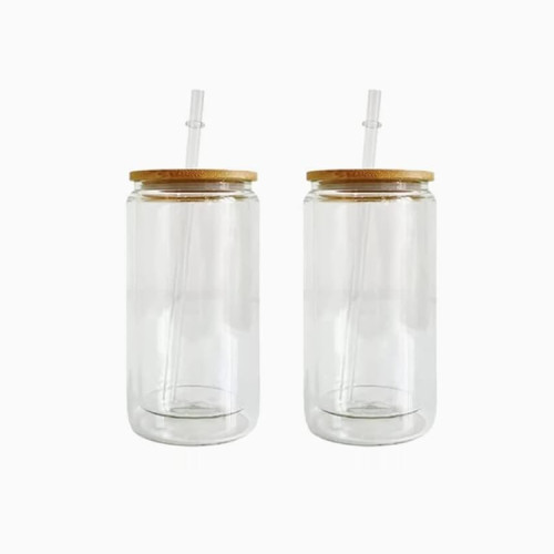 New Design Munchkin straw cup Wholesale Custom Logo 12oz 16oz 20oz High Borosilicate cup with straw
