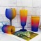 Wholesales 2024 New design colorful Juice glasses for Bar and home party with colour customized.