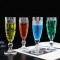 2024 planner solid color embossed vintage champagne flute glass cocktail coupe colorful diamond