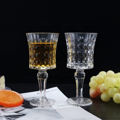 Wholesale high quality popular glass goblets goblet wine glasses for any Holiday Cocktail Glasses