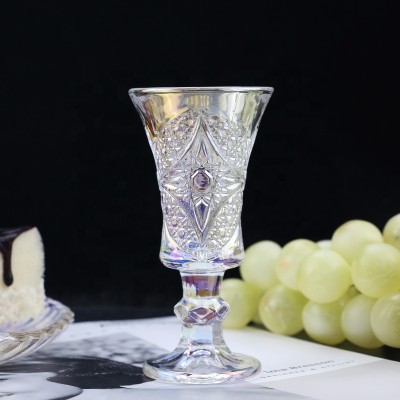 Custom cheap logo korea mini glass cup Bar stem soju shot glass vodka sake liquors Cocktail Glasses