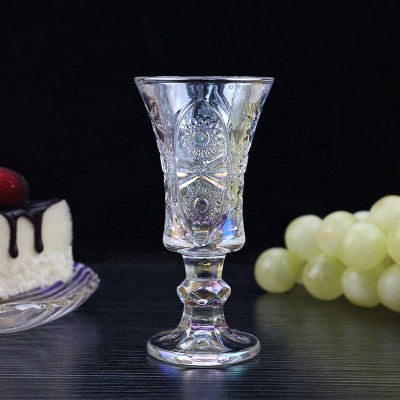 Custom cheap logo korea mini glass cup Bar stem soju shot glass vodka sake liquors Cocktail Glasses