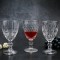Manufacturer Glassware Clear Champagne Glasses Vintage Embossed Wine Glass Cocktail Glasses