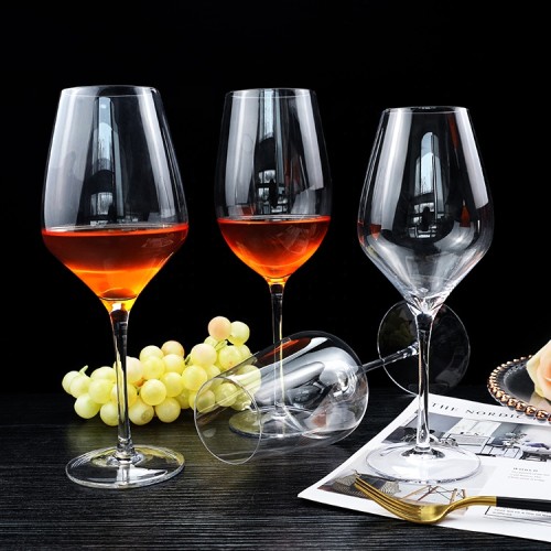 New design hot type Retro Classic Handmade Daily Use Lead Free Crystal White red wine glass