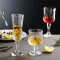 Ins Style Custom drinking water glasses unique italian diamond shape Champagne Cocktail Glasses