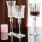 Wedding Party Event Wholesale Long Stem Wine Glass Elegant Diamond Vintage Goblets Cocktail Glasses