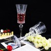 Wedding Party Event Wholesale Long Stem Wine Glass Elegant Diamond Vintage Goblets Cocktail Glasses