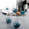 Wholesale Vintage cracked ice pattern custom blue Wine Goblets creative champagne red wine glass