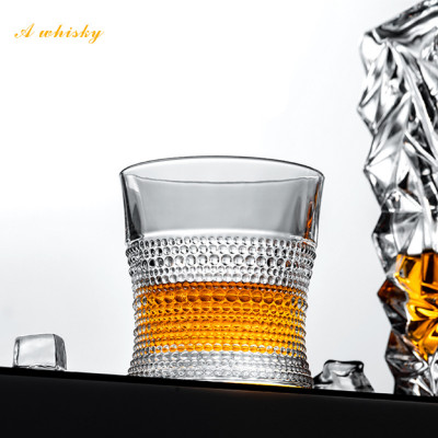 Different design whiskey glasses cheap glass bar crystal clear whisky glass cup whiskey glasses