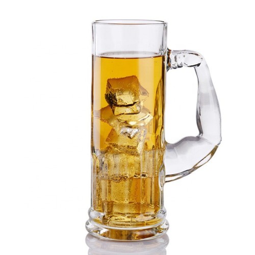 Hot Selling Custom Bar dedicated unique design elegant 550ml clearly OEM logo glass beer glasses