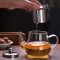 New Design High Borosilicate Heat Resistant Classical Glass Transparent Glass Tea Set With Handle