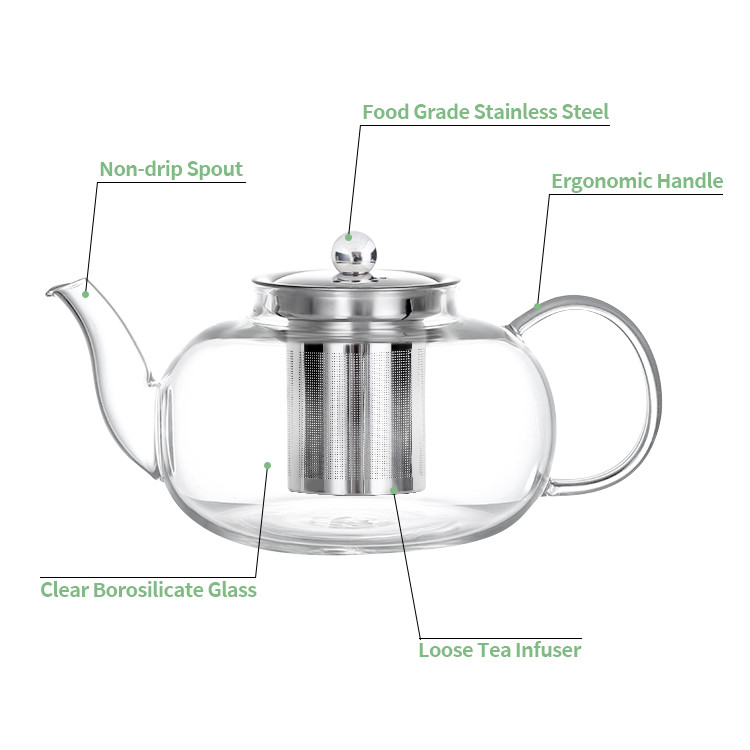 glass teapot