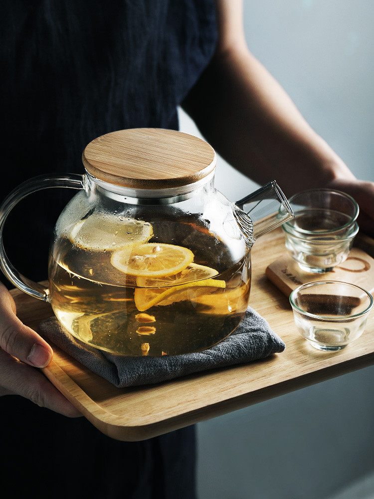 glass teapot