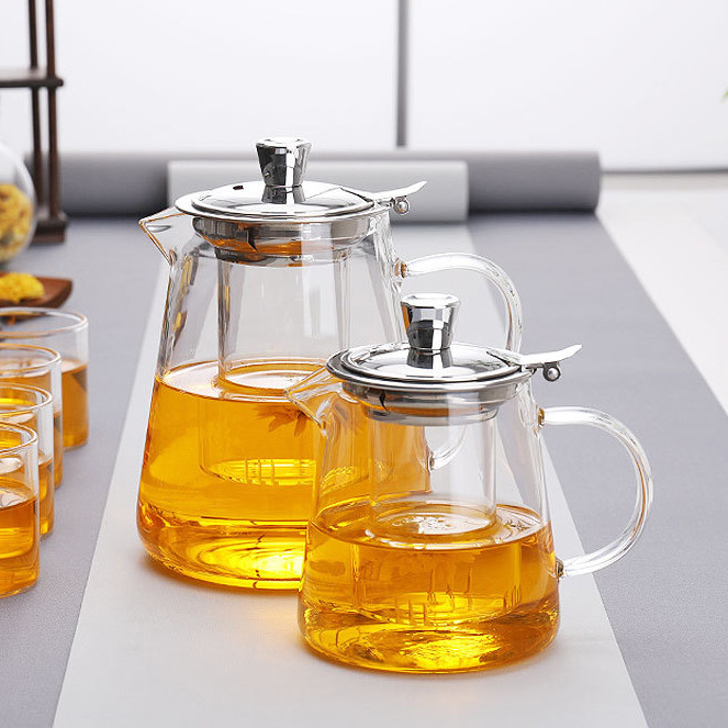 glass teapot