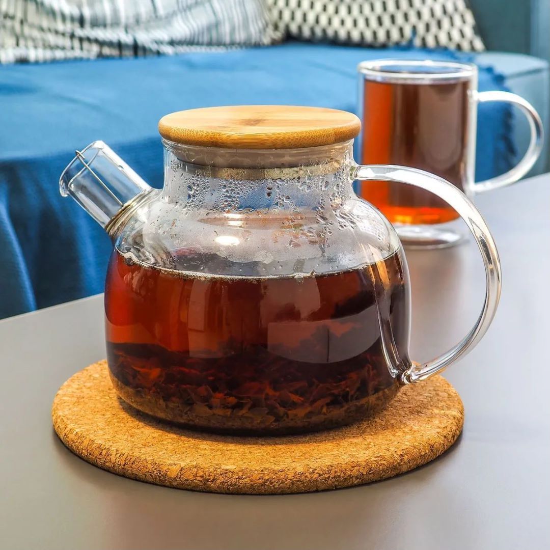 glass teapot