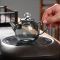 2024 Manufactory The new retro Starry cover glass teapot Flower Tea with black glass mini heating