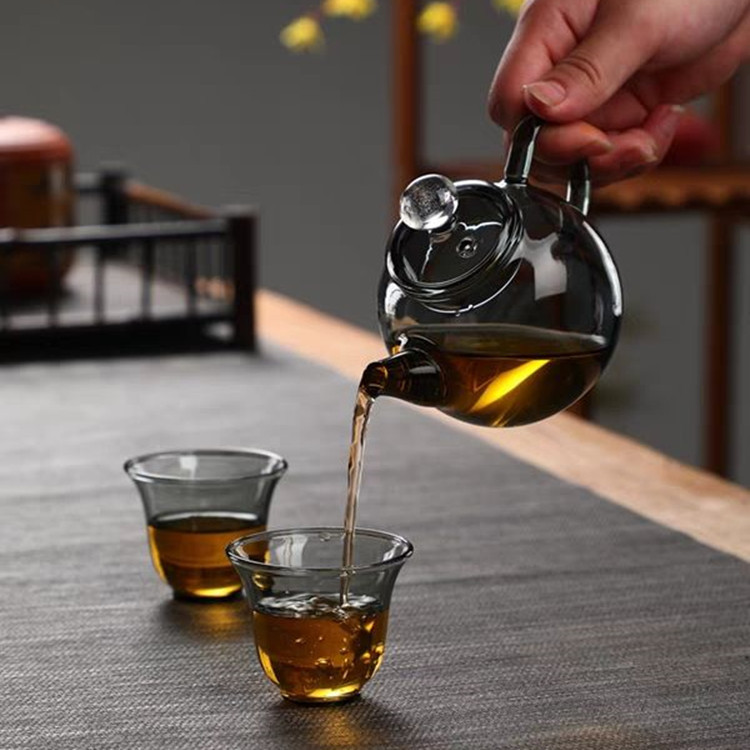 glass teapot