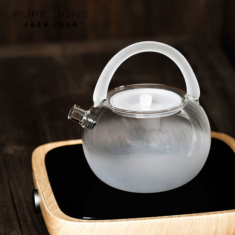 glass teapot