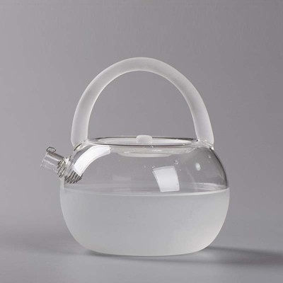 Hot selling Japanese tea cloud lift beam electric clay oven flower tea cooling kettle glass teapot