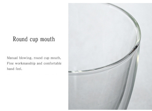 2024 hot selling 350ml 400ml Turkish coffee mug High borosilicate Double wall glass coffee mugs