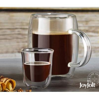 Hot Sale OEM new deisgn Double Walled Espresso Cups High Borosilicate glass coffee mugs of bar