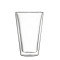 400ml  450ml Clear Double Wall glass cup borosilicate glass coffee mug Creative glass coffee mugs