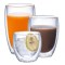 wholesale and factory direct selling glass coffee mugs double wall glass cup used for coffee