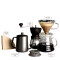 Manufactory OEM beginner coffee maker set coffee kit pot dripper paper filter glass coffee maker