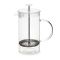 2024 New design cafetera prensa frances french press coffee maker clear acrylic lid coffee press