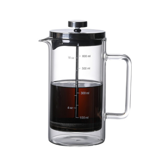 Manufactory french press coffee makers Hand Brewed 350/600ml  double wall coffee press with OEM