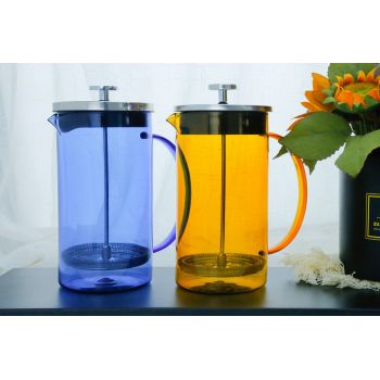 Wholesale Custom Glass French Press Strainer French coffee press Tea Press Glass With Stainless