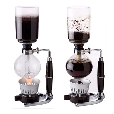 Popular new style borosilicate glass hot sales syphon coffee maker glass tea glass coffee maker