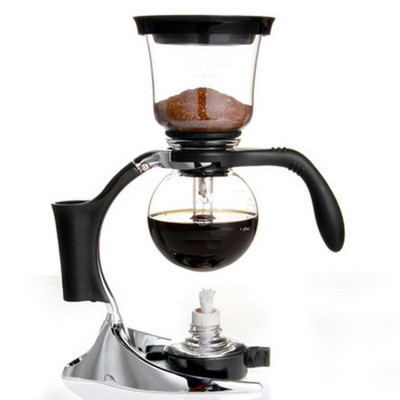 2024 hot selling 3 Cups Syphon Coffee & Tea Maker,Coffee Syphon Pot Glass glass coffee maker