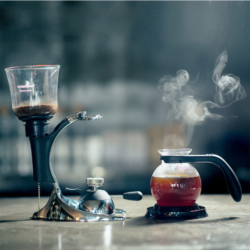 2024 hot selling 3 Cups Syphon Coffee & Tea Maker,Coffee Syphon Pot Glass glass coffee maker