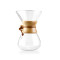 Modern coffee and tea pot pour over coffee pot high borosilicate coffee pot glass coffee maker
