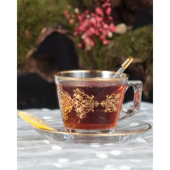 Manufacotry 2024 new deisgn glass tea cups with Turkish style hot slling of best design tea glass