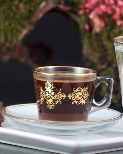 Hot selling 2024 new type glass tea cups with turkish tea glasses style hot slling of best design