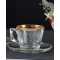 Best choice factory 2024 new deisgn glass tea cups of Turkish style religion best design tea glass