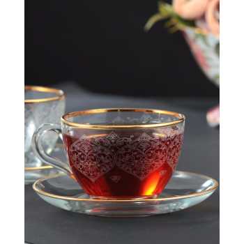 Wholesale hot new deisgn glass tea cups Turkish style hot slling of new style tea or coffee cup