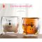 Manufactory 250ML Creative Cartoon Transparent Cute Animal bear double wall glass coffee mugs