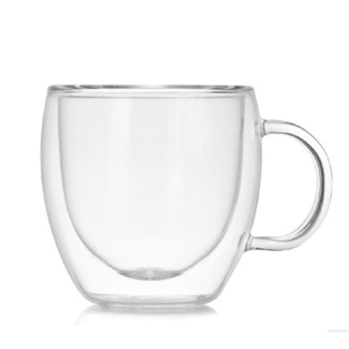 Hot selling best quality 150ml heat-resistant high borosilicate coffee cup double walled glasses