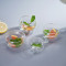 High quality high temperature resistant transparent double glass coffee cup Juice Glass Set