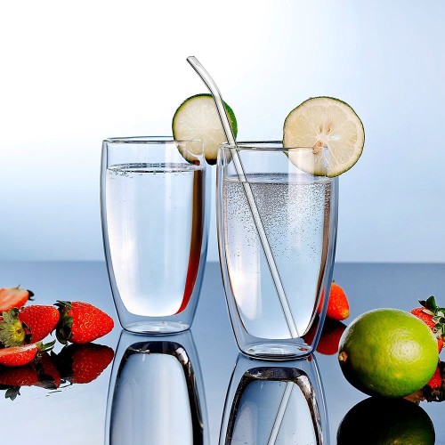 Glass Tea Drinking Cup Whisky Beer Shot Glass Double wall Borosilicate insulated juice glasses