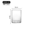 High quality borosilicate heat resistant juice glasses drink clear square glass cup with oem