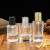 Wholesale Customization 30ml 50ml Clear Cylinder Shape Glass Luxury Bottle Perfume Bottle Packaging