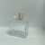 Luxury 30ml 50ml 100ml Custom Empty Square Glass Perfume Bottle round Flat Shape with Roll Sealing Essential Cosmetics Packing