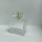 Luxury 30ml 50ml 100ml Custom Empty Square Glass Perfume Bottle round Flat Shape with Roll Sealing Essential Cosmetics Packing