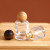 Luxury Custom Clear Round Crimp 30ml 50ml Empty Perfume Bottle 100ml Glass Bottle With Lid